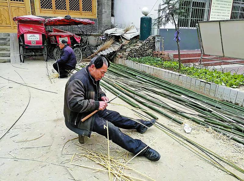 竹林關的花燈藝人